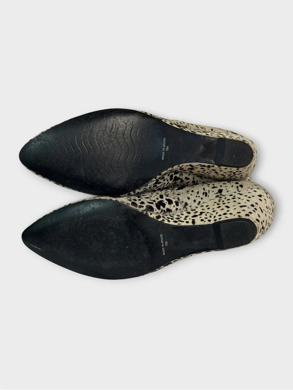Matisse Calf Hair Spotted Wedge Booties